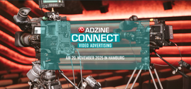 Banner ADZINE CONNECT Video Advertising