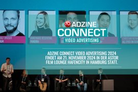 Banner ADZINE CONNECT Video Advertising